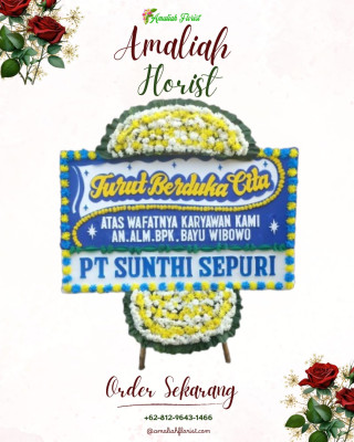 Papan Bunga Duka di Gabek Dua