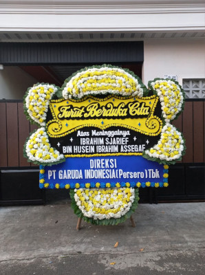 Papan Bunga Duka di Gabek Dua