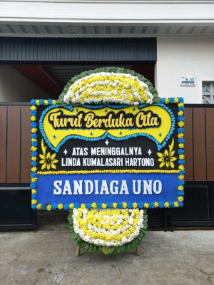 Papan Bunga Duka di Gabek Dua